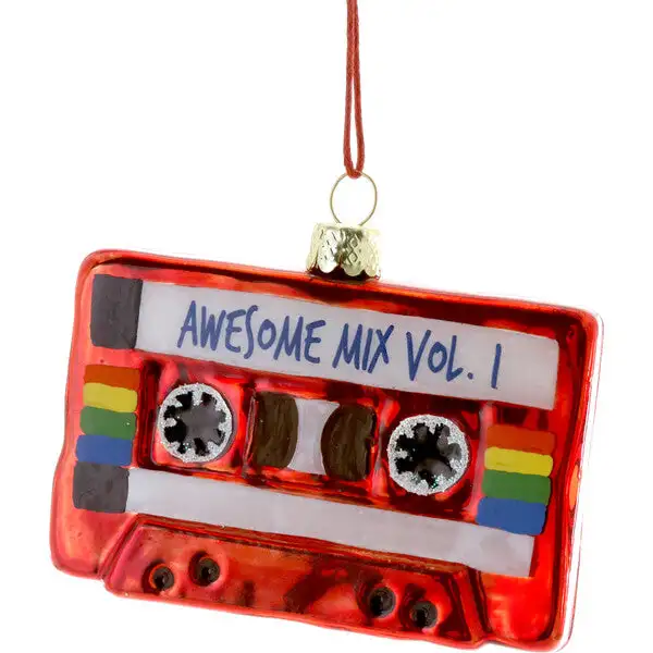 Awesome Mix Tape Ornament, Red