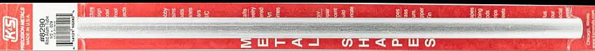 1/2"x12" Round Aluminum Tube .029 Wall (1) K&S Engineering