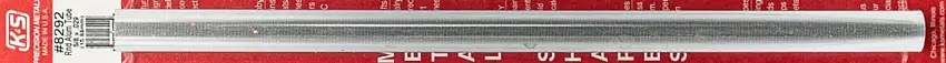 5/8"x12" Round Aluminum Tube .029 Wall (1) K&S Engineering