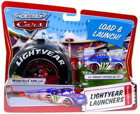 Disney / Pixar Cars The World of Cars Lightyear Launchers Lil' Torquey Pistons No. 117 Diecast Car [With Launcher]