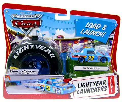 Disney / Pixar Cars The World of Cars Lightyear Launchers Rev N' Go No. 73 Diecast Car [With Launcher]