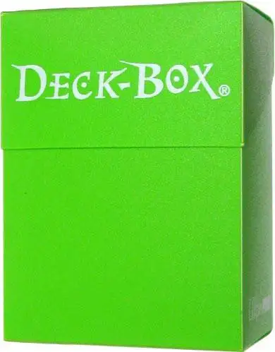 Ultra Pro Card Supplies Light Green Deck Box