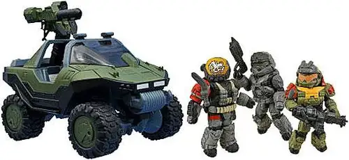 Halo Minimates Exclusive Minifigure 4-Pack [M12 LAAV "Warthog" with M68 ALIM Gauss Cannon & Noble Team]