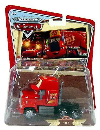 Disney / Pixar Cars The World of Cars Deluxe Oversized Mack Truck Semi Diecast Car #3 [RANDOM Package]