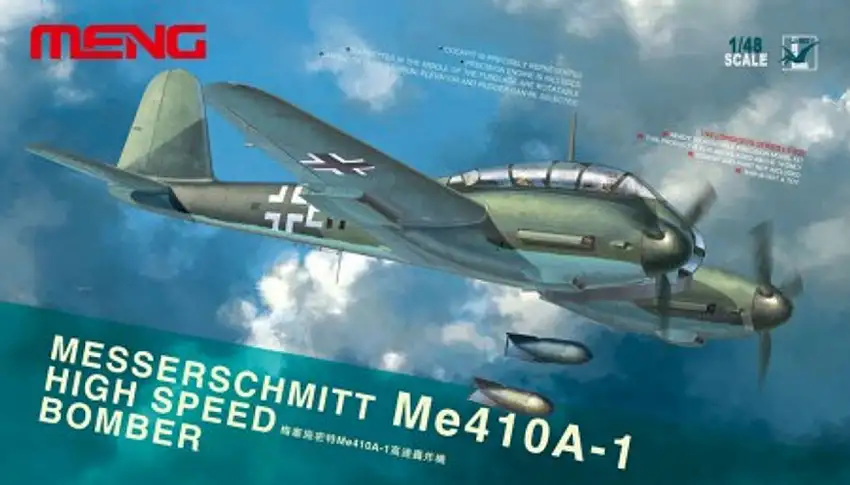 Messerschmitt Me410A1 High Speed Bomber 1/48 Meng Models