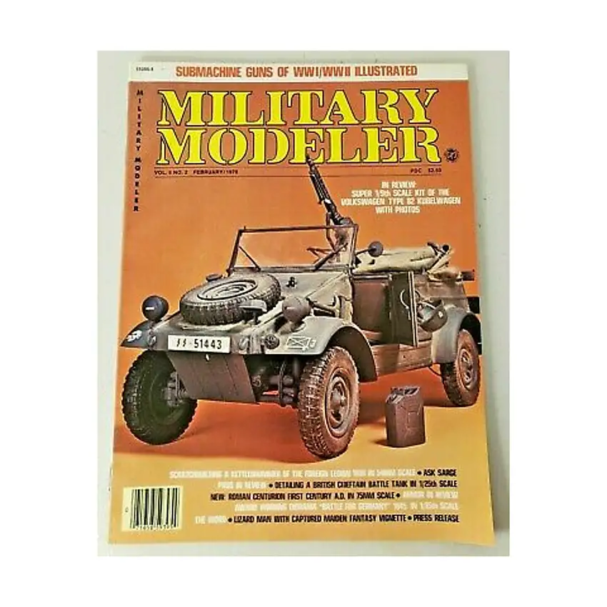 Vol. 5, #2 "Submachine Guns of WWI/WWII Illustrated, Kettledrummer of the Foreign Legion 1938, Battle for Germany 1945 1/35th Scale"