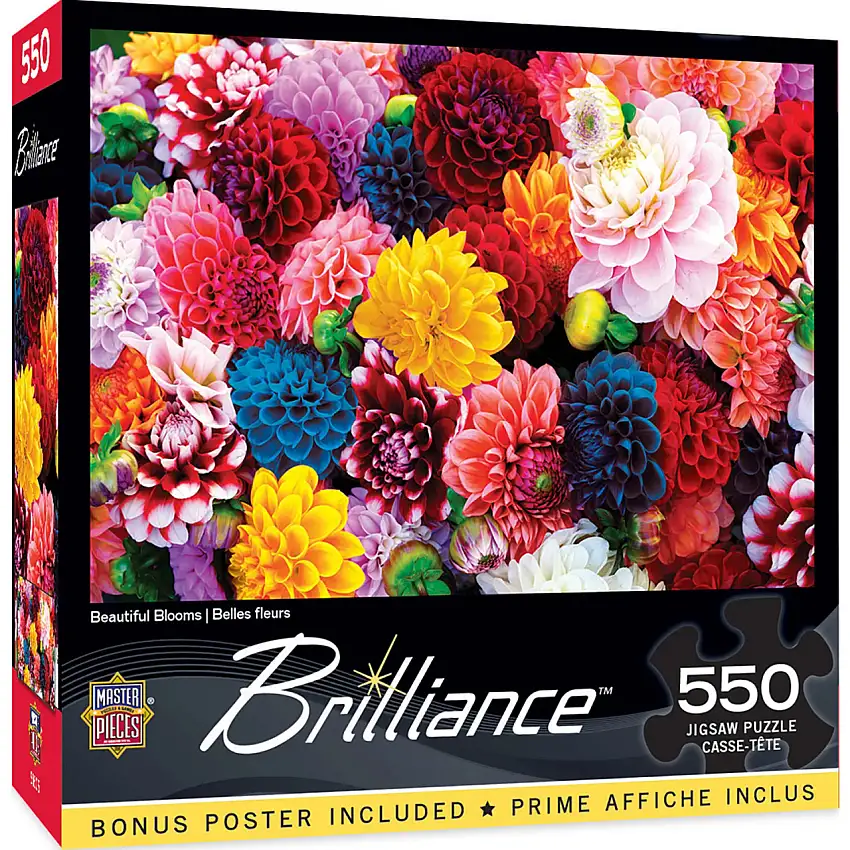 Brilliance: Beautiful Blooms Puzzle (550pc) Masterpieces Puzzles