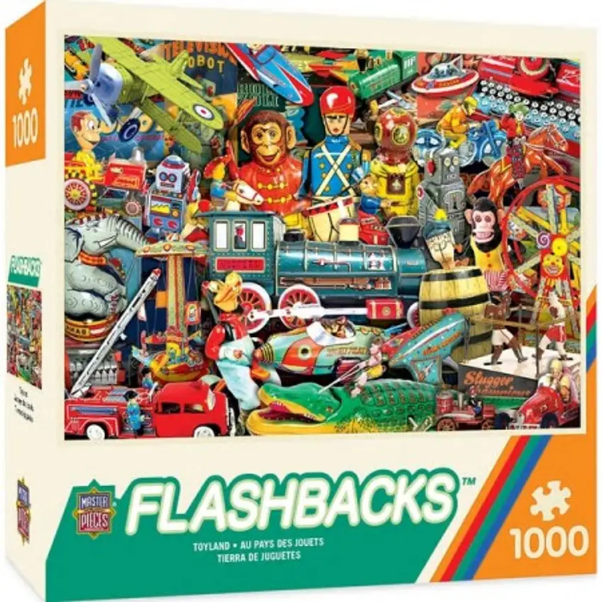 Flashbacks: Toyland Collage Puzzle (1000pc) Masterpieces Puzzles