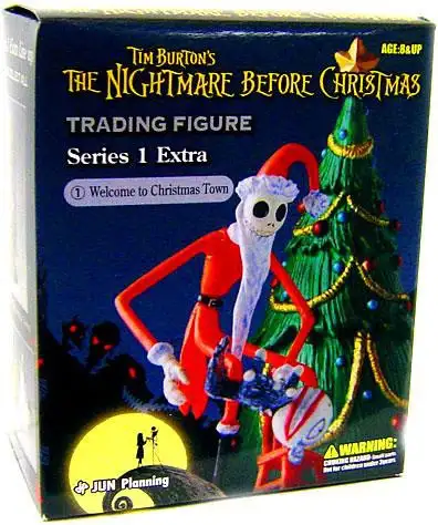 Nightmare Before Christmas Series 1 Extra Welcome to Christmas Town Trading Figure #1