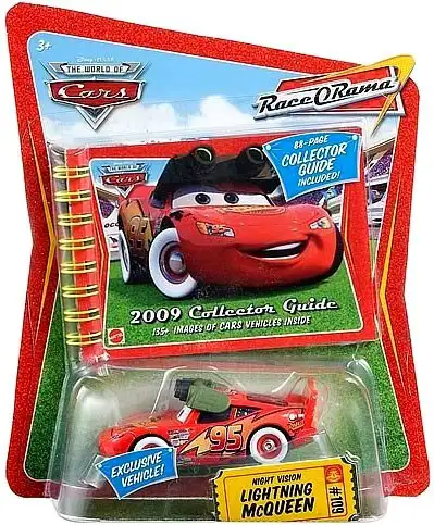 Disney / Pixar Cars The World of Cars Race-O-Rama Night Vision Lightning McQueen Exclusive Diecast Car #109