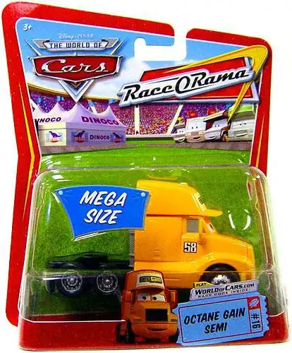 Disney / Pixar Cars The World of Cars Race-O-Rama Octane Gain Semi Diecast Car #16