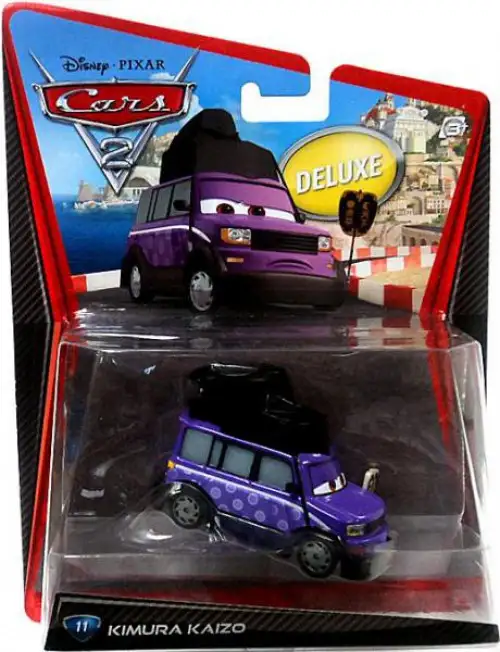 Disney / Pixar Cars Cars 2 Deluxe Oversized Kimura Kaizo Diecast Car #11