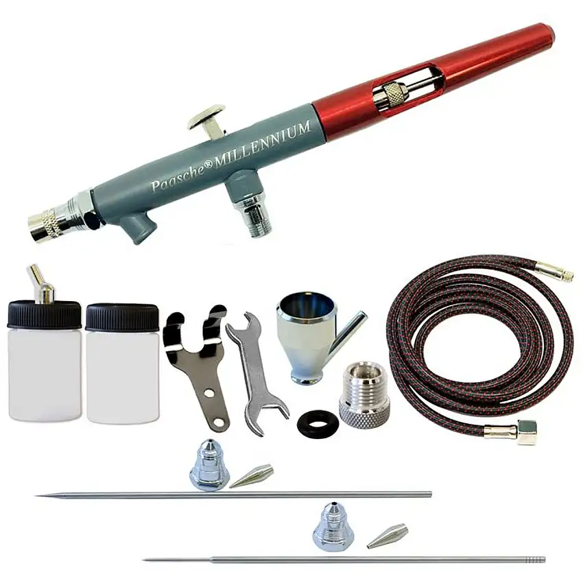 Millennium Siphon Feed Double Action Airbrush Set (MIL-3AS) Paasche Airbrush