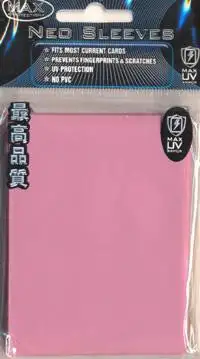 Card Supplies Neo Sleeves Flat Pink Small Card Sleeves [50 Count]