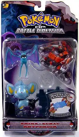 Pokemon Diamond & Pearl Series 10 Shinx, Zubat & Rhyperior Figure 3-Pack