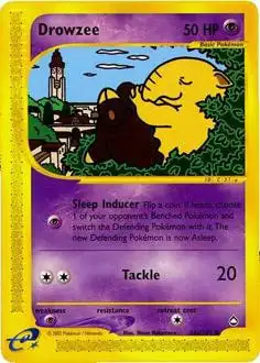Pokemon Aquapolis Common Drowzee #74