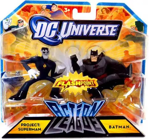 DC Universe Flashpoint Action League Project: Superman & Batman 3-Inch Mini Figures