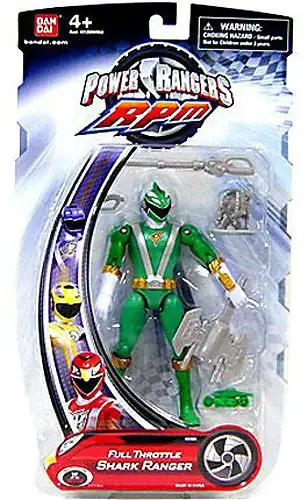 Power Rangers RPM Full Throttle Shark Ranger Action Figure