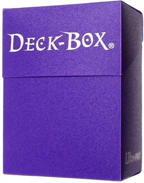 Ultra Pro Card Supplies Purple Deck Box