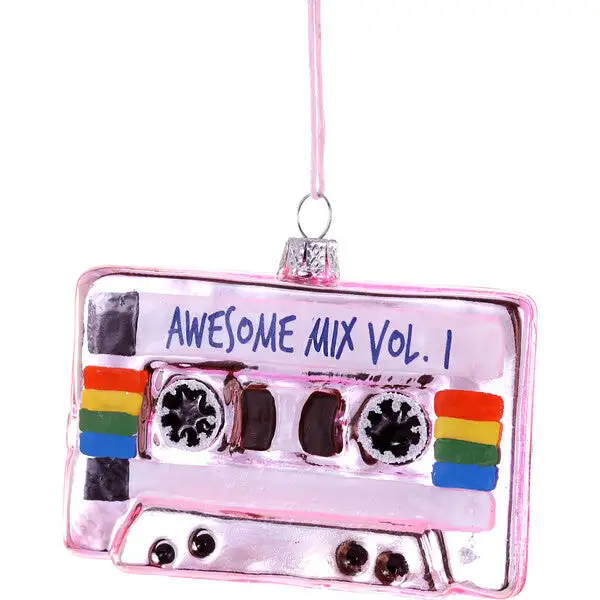 Awesome Mix Tape Ornament, Pink