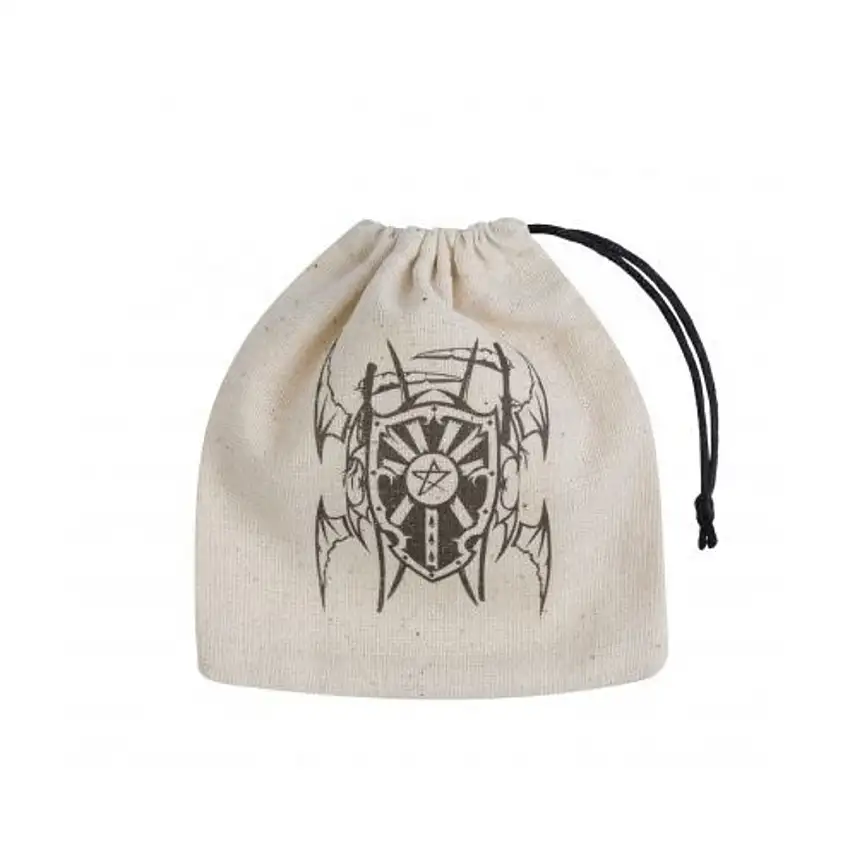 Vampire Basic Dice Bag Beige w/Black