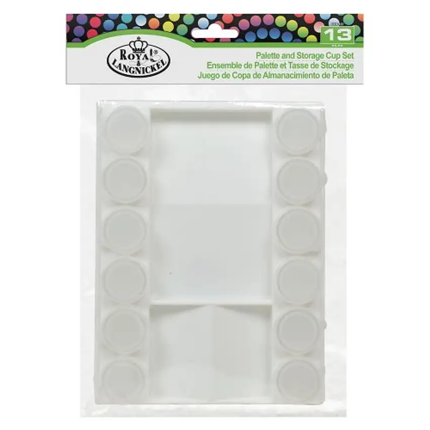 Cool Art Palette (1) & Storage Cups (12) Set Royal & Langnickel