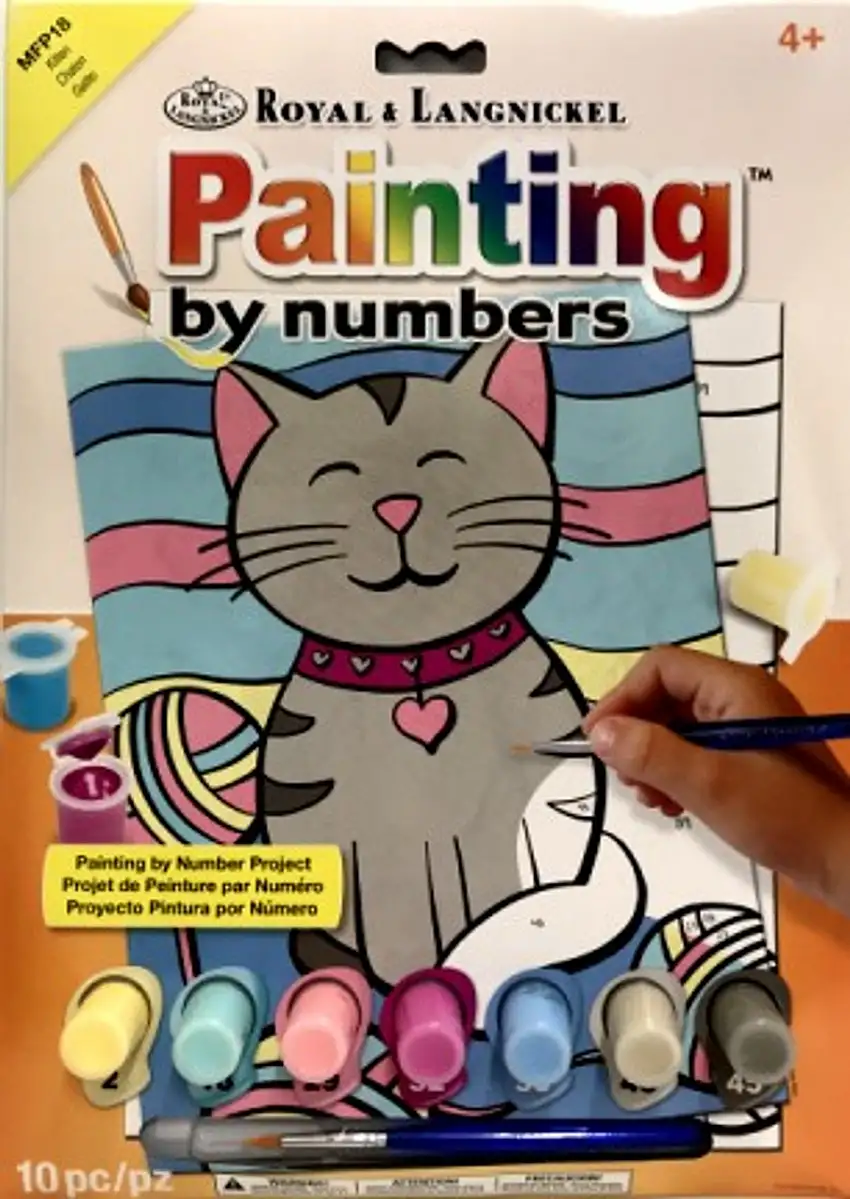 Kitten Paint by Number Age 4+ (8.75"x11.75") Royal & Langnickel