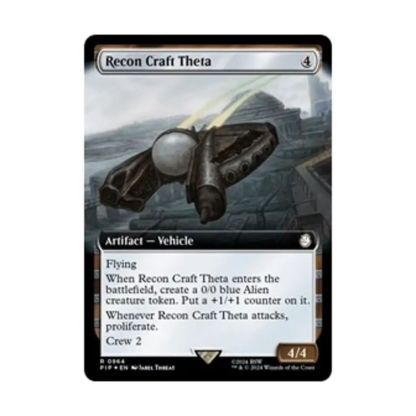 Recon Craft Theta (Extended Art) (Surge Foil) (R) (Foil)