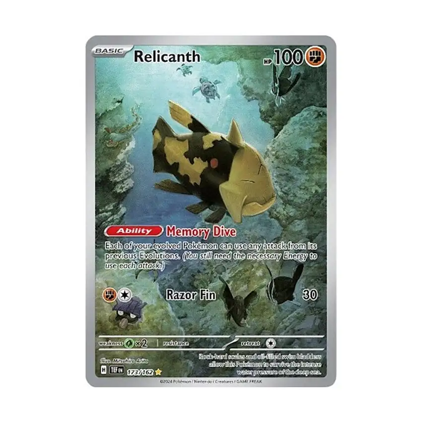 Relicanth - 173/162 (IR) #173/162 (Holo)