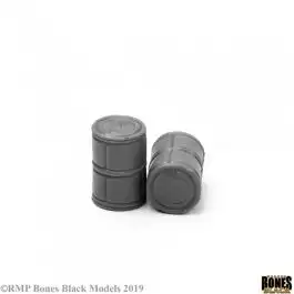 REM49026 Reaper Miniatures Bones BK: Sci Fi Barrels (2)