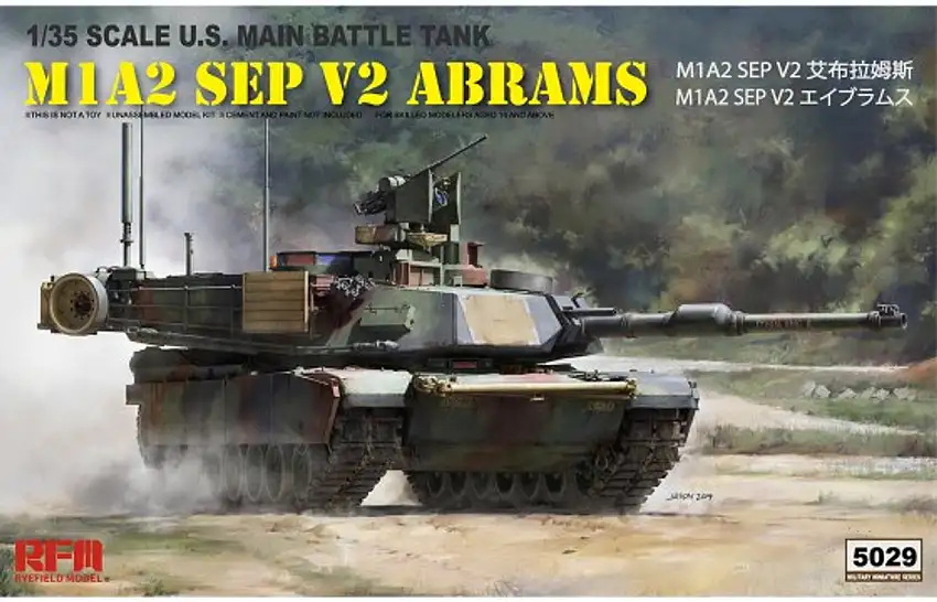 US M1A2 SEP V2 Abrams US Main Battle Tank 1/35 Rye Field Models