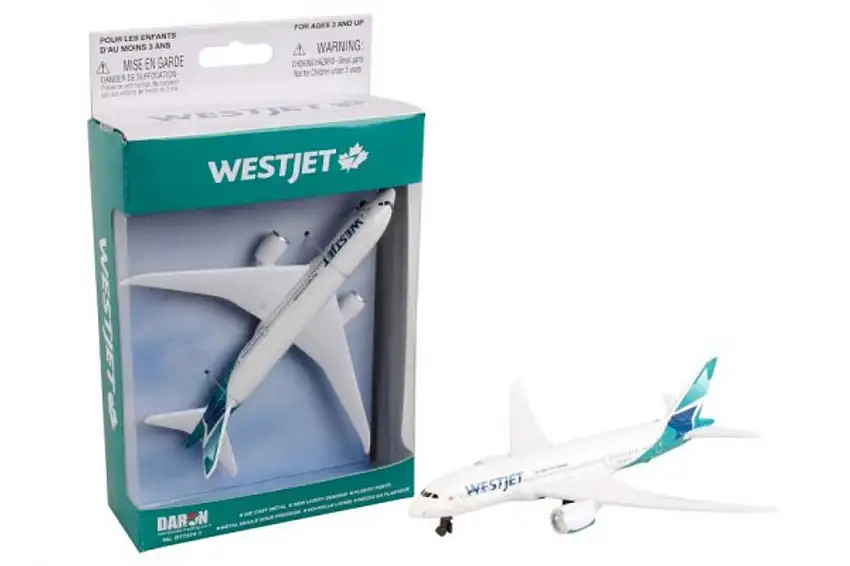 WestJet Airliner (5" Wingspan) (Die Cast) Realtoy International