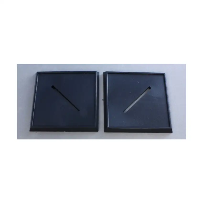 2" Square Slotted Plastic Bases (Diagonal)