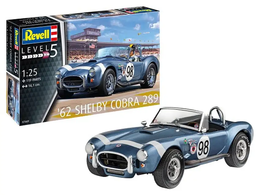 1962 Shelby Cobra 289 Race Car 1/25 Revell Germany