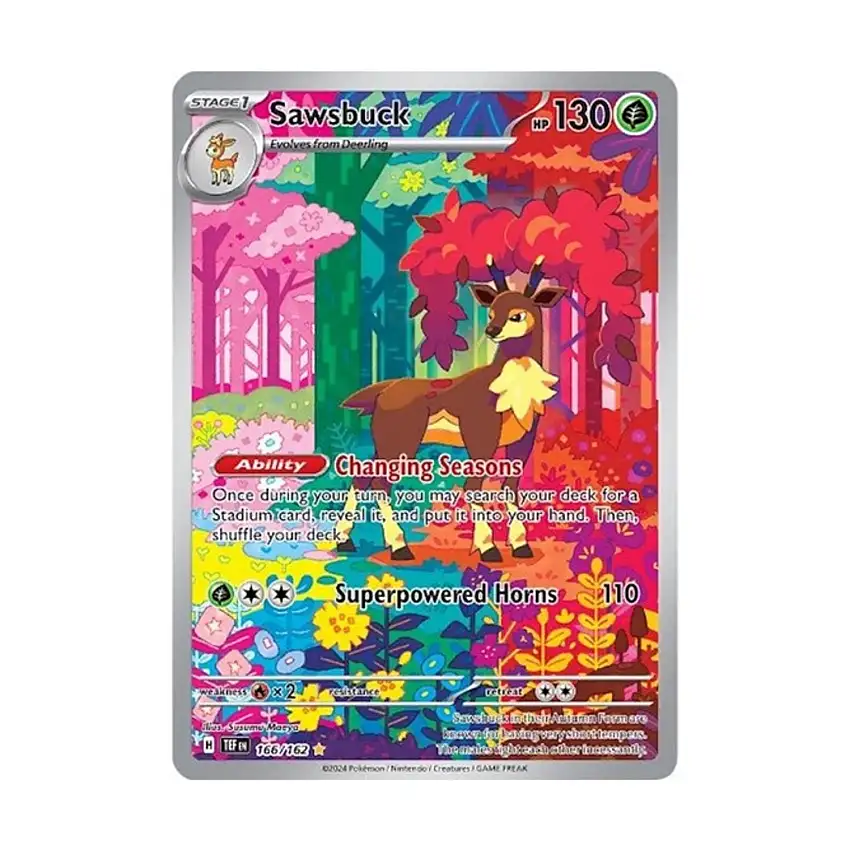 Sawsbuck - 166/162 (IR) #166/162 (Holo)