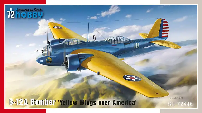 B-12A Yellow Wings over America Bomber 1/72 Special Hobby
