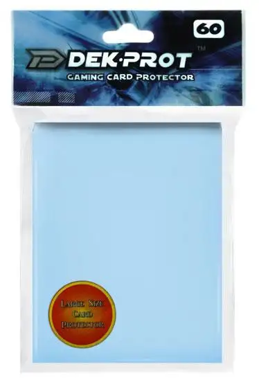 Card Supplies Gaming Card Protectors Aqua Blue Standard Card Sleeves [60 Count]