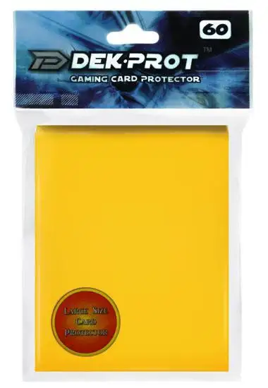 Card Supplies Gaming Card Protectors Sunflower Yellow Standard Card Sleeves [60 Count]
