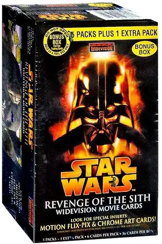Star Wars Topps Widevision Movie Revenge of the Sith Trading Card BONUS Box [6 Packs]