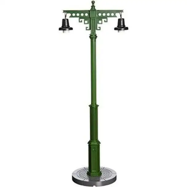 STATION LAMP W/TWIN LIGHT