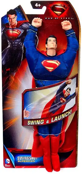 Man of Steel Swing & Launch Superman Figure [Swingshot]