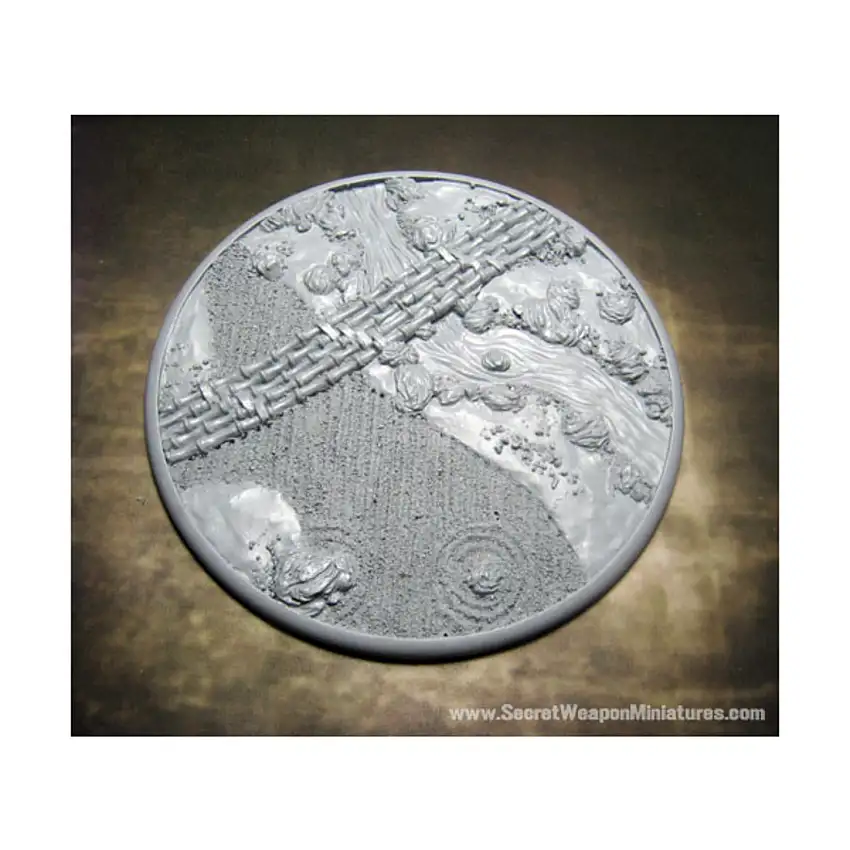 120mm Round Lip Base - Asian Garden