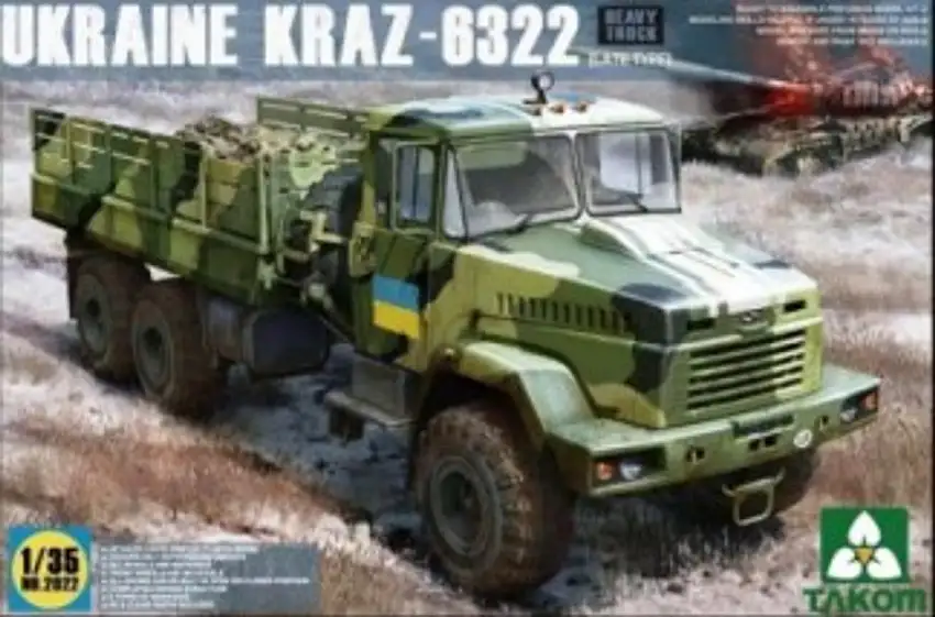Ukraine KRAZ6322 Late Type Heavy Truck 1/35 Takom