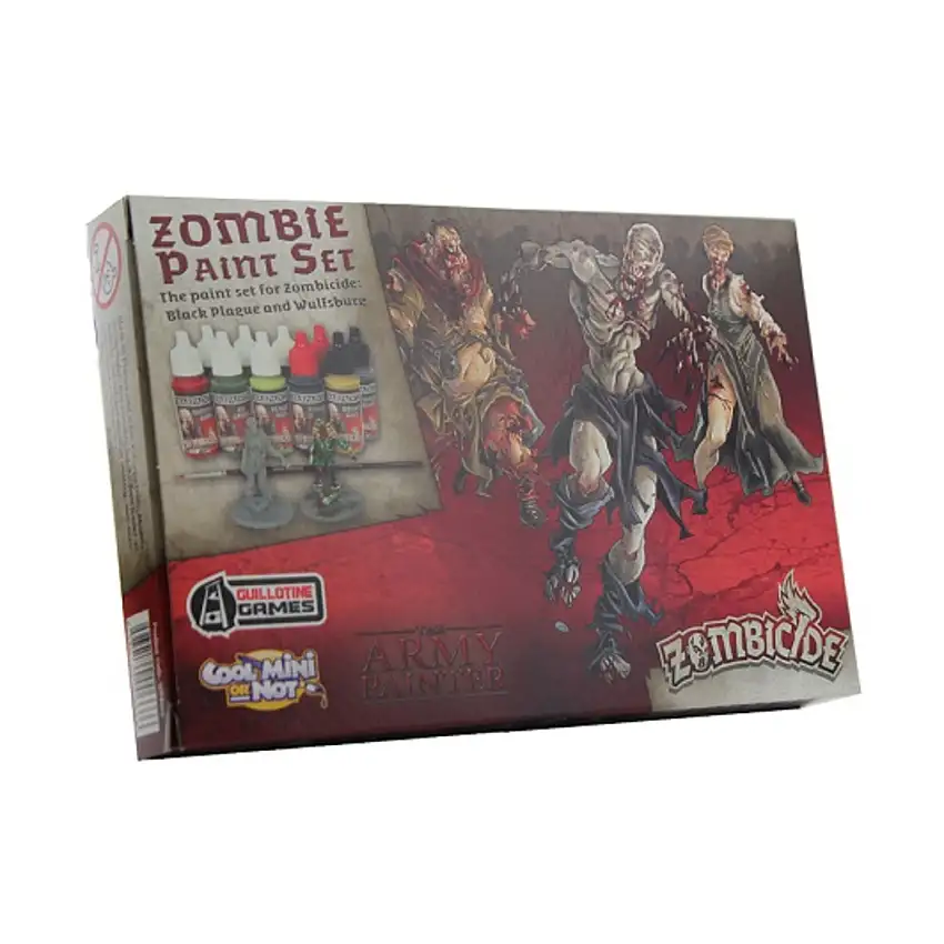 Zombie Black Plague Paint Set