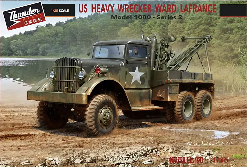 US Ward LaFrance M1000 Series 2 Heavy Wrecker 1/35 Thunder Model