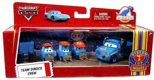 Disney / Pixar Cars The World of Cars Multi-Packs Team Dinoco Crew Exclusive Diecast Car Set