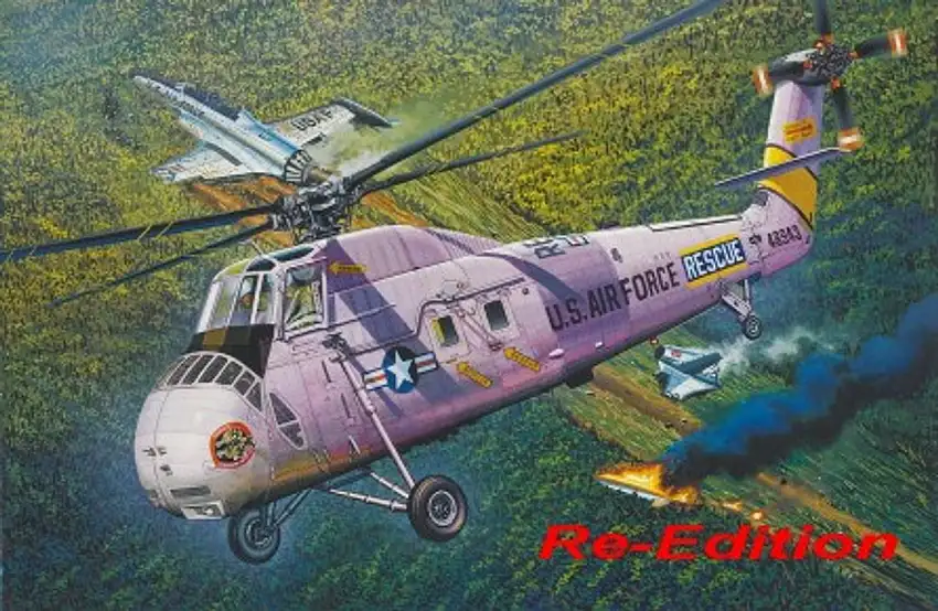 HH-34J USAF Combat Rescue Helicopter 1/48 Trumpeter (TSM2884)