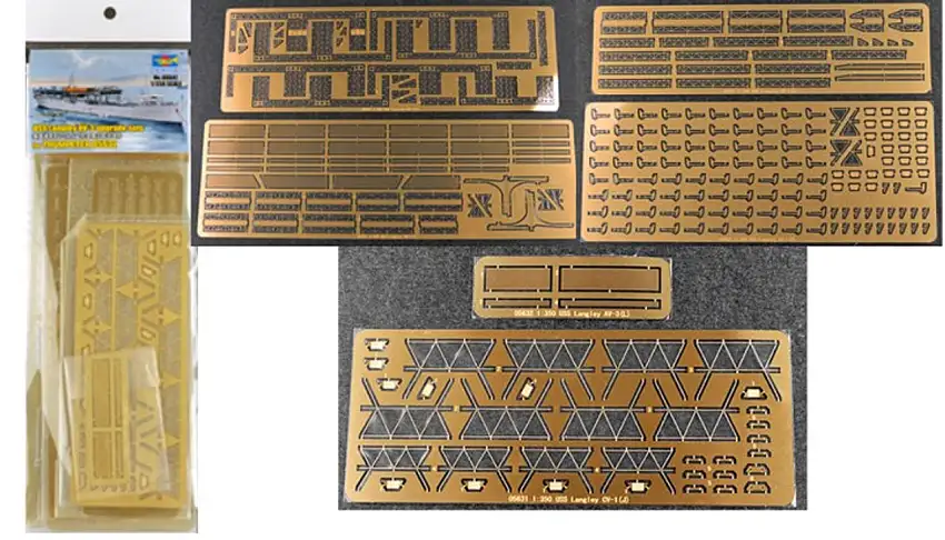 USS Langley AV-3 Upgrade Set for Kit #5632 1/350 Trumpeter