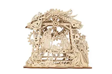 UGEARS - Nativity Scene - 3-D Wooden Puzzle - Mechanical Model Kit (UTG0074)