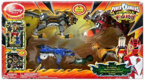 Power Rangers Jungle Fury Deluxe Ultimate Megazord Set Exclusive Action Figure